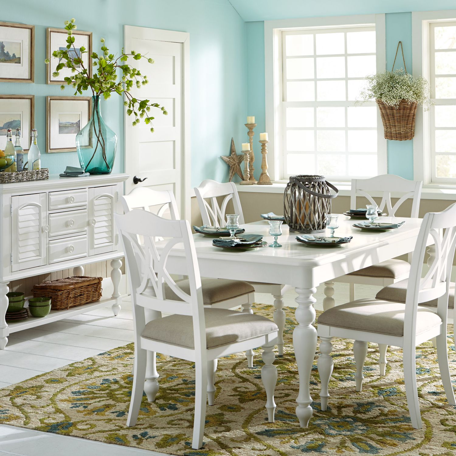 Summer House 5 Piece Rectangular Table Set