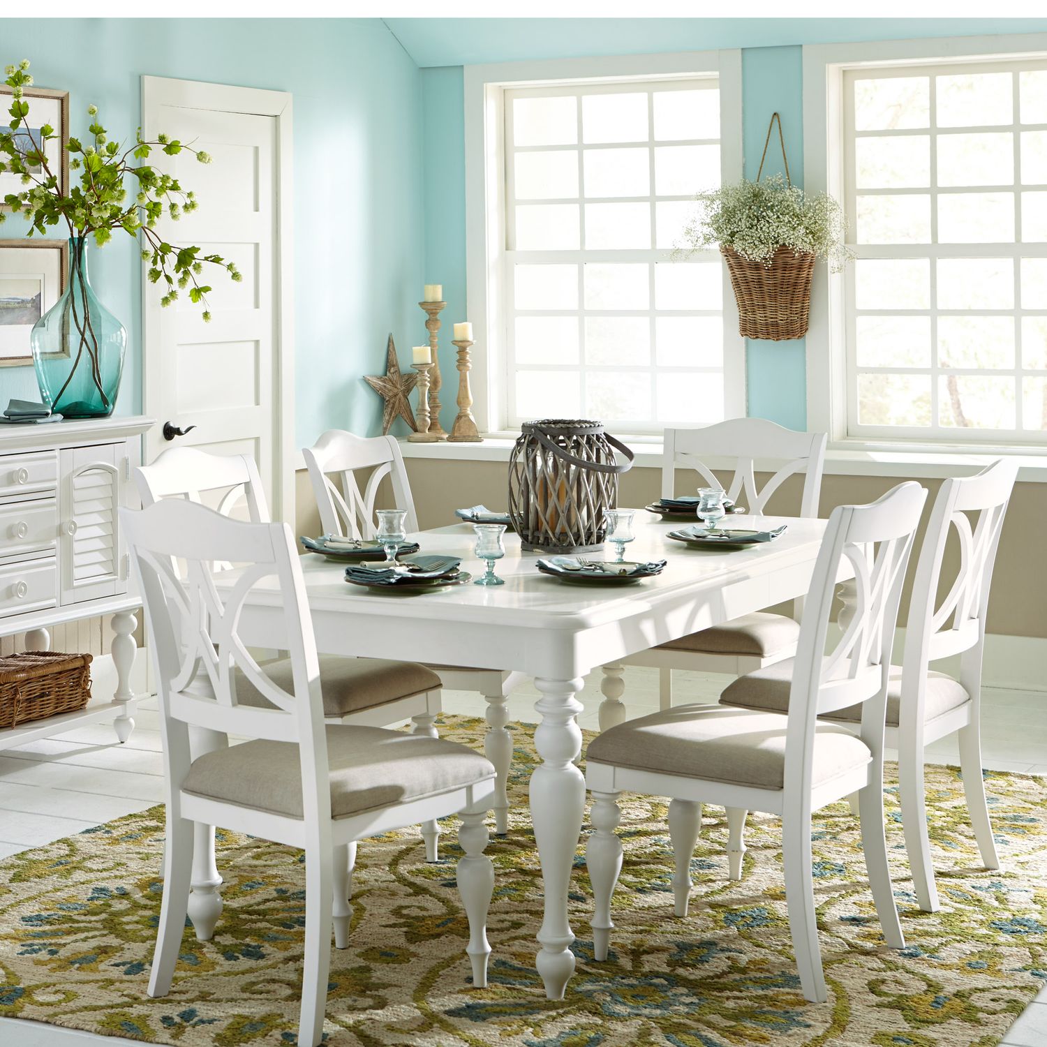 Summer House 7 Piece Rectangular Table Set
