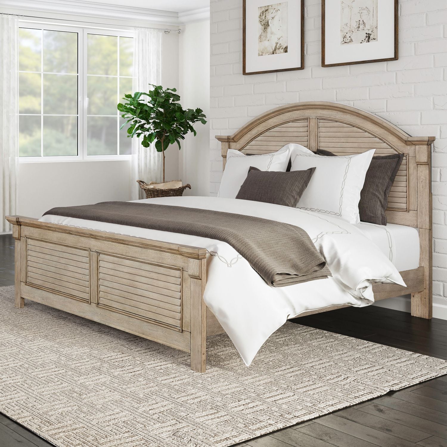 Summer House King Panel Bed