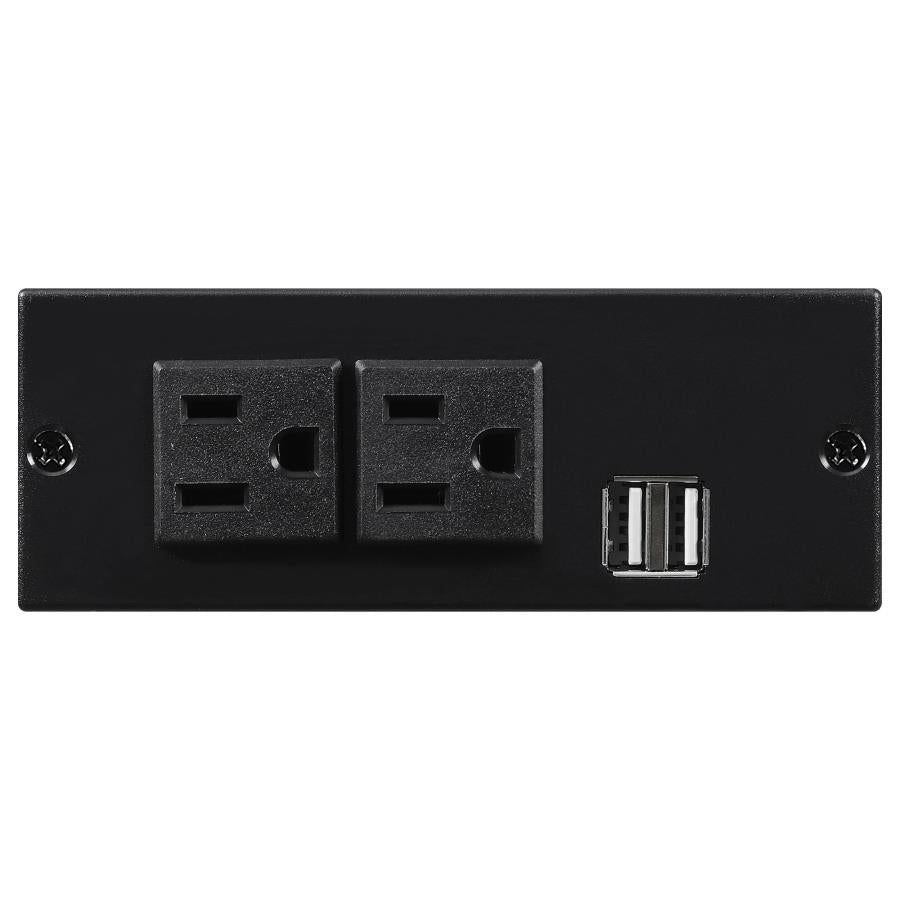 Bahrain 5-piece Upholstered Home Theater Seating Charcoal