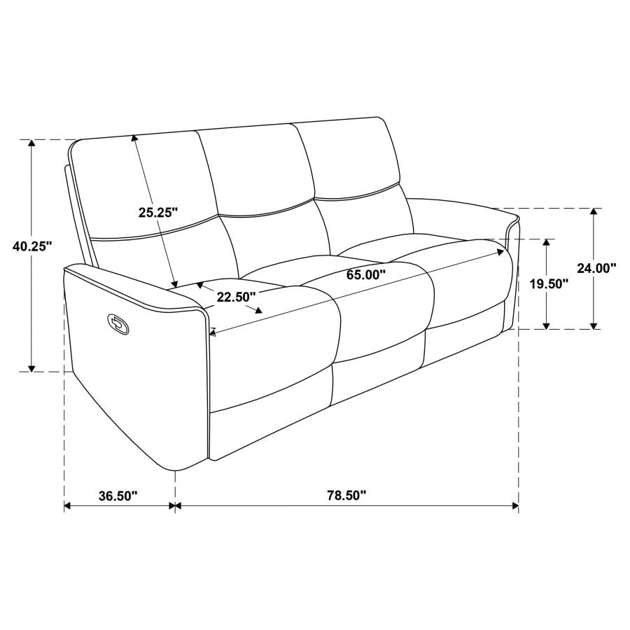 Navarro 2-piece Upholstered Reclining Sofa Set Burnt Orange