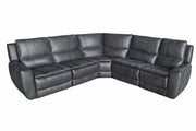Marcell 5-Piece L-Shaped Modular Power Reclining Sectional Sofa Grey