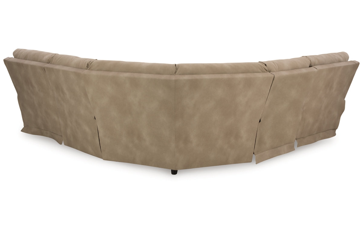 Next-Gen Durapella 5-Piece Power Reclining Sectional