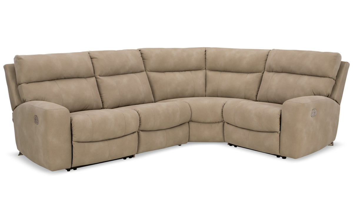 Next-Gen Durapella 4-Piece Power Reclining Sectional