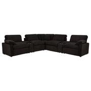 Collins 7-piece Modular Power Reclining Sectional Chocolate Brown