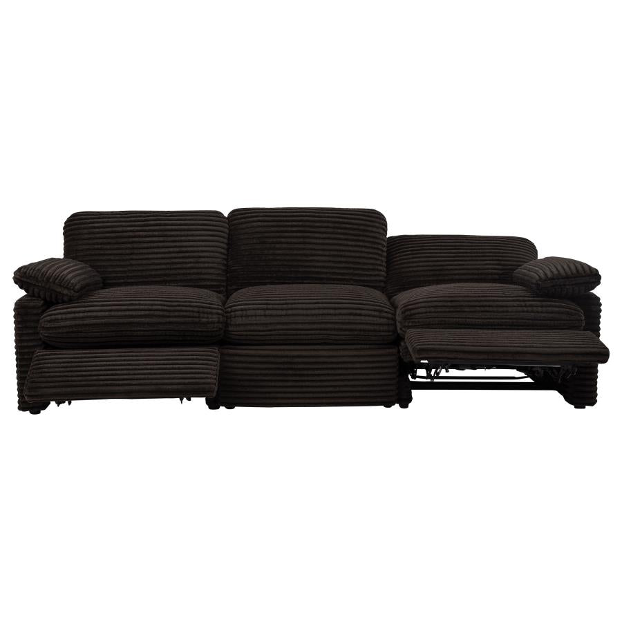 Collins Modular Power Sofa Chocolate Brown