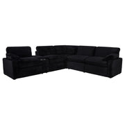 Collins 6-piece Modular Power Reclining Sectional Black