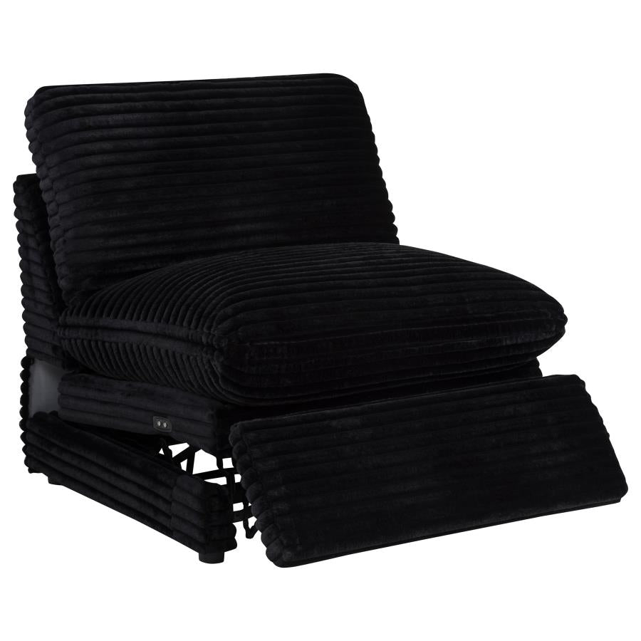Collins 5-piece Modular Power Reclining Sectional Black