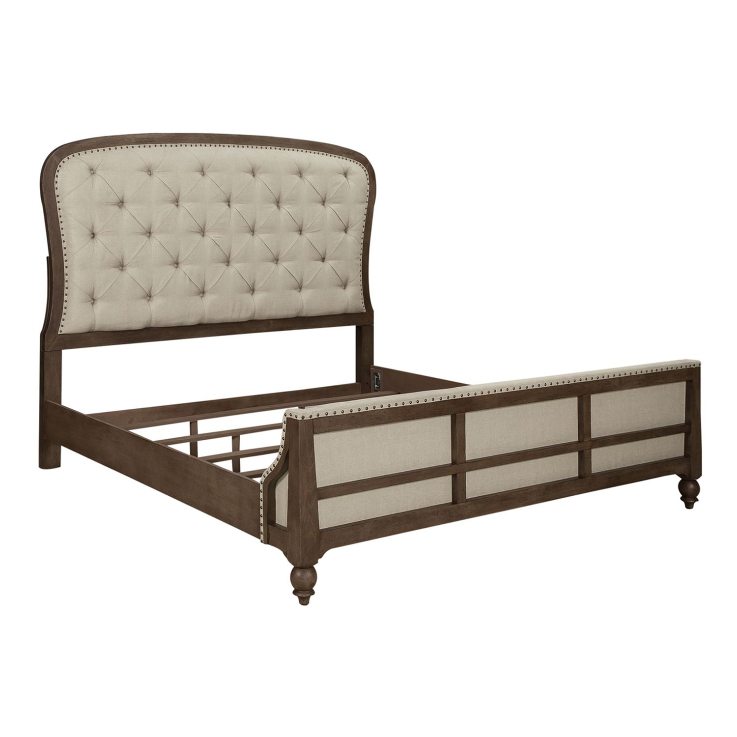 Americana Farmhouse King Shelter Bed