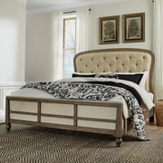 Americana Farmhouse King Shelter Bed