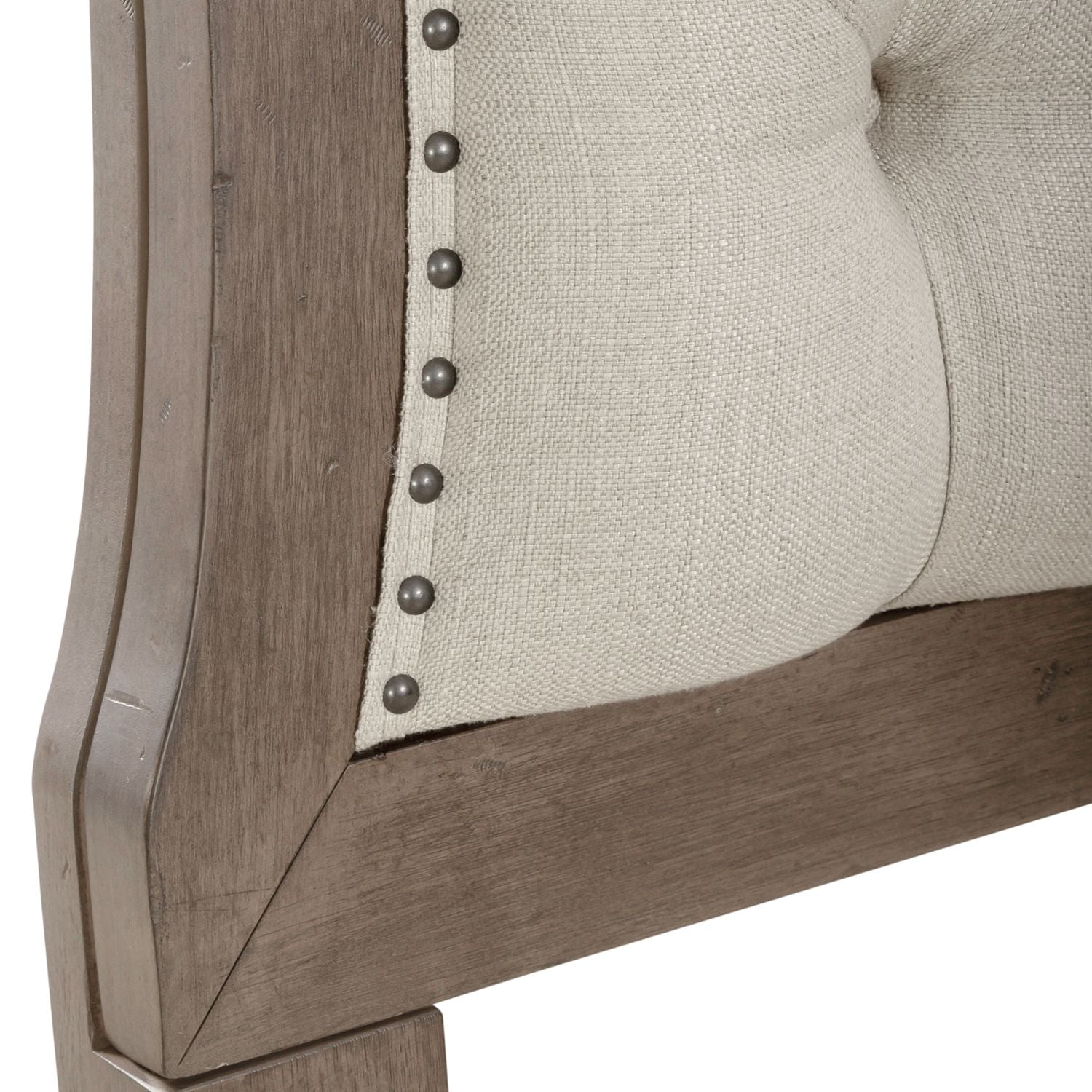 Americana Farmhouse Queen Tufted Panel Headboard