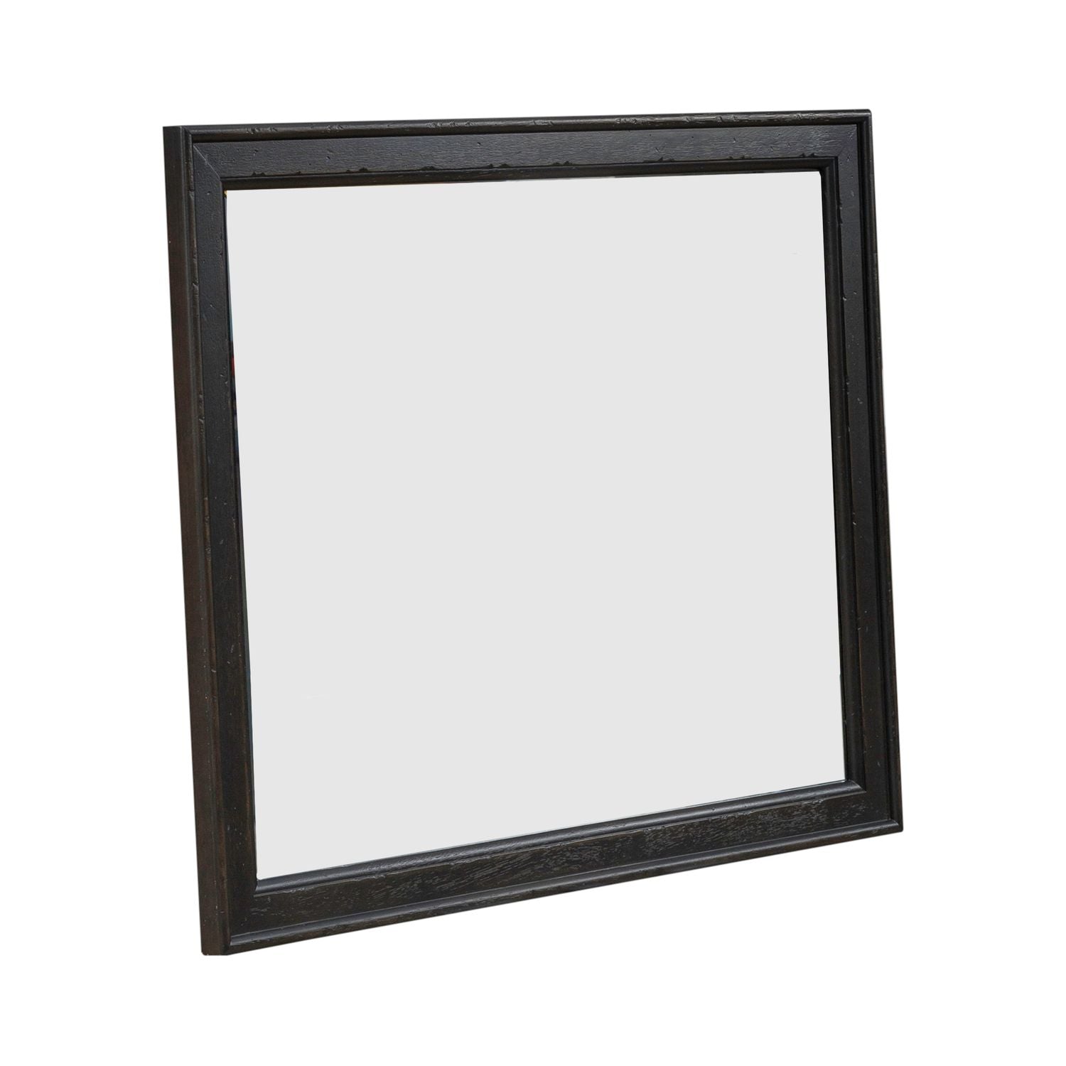 Americana Farmhouse Landscape Mirror - Black