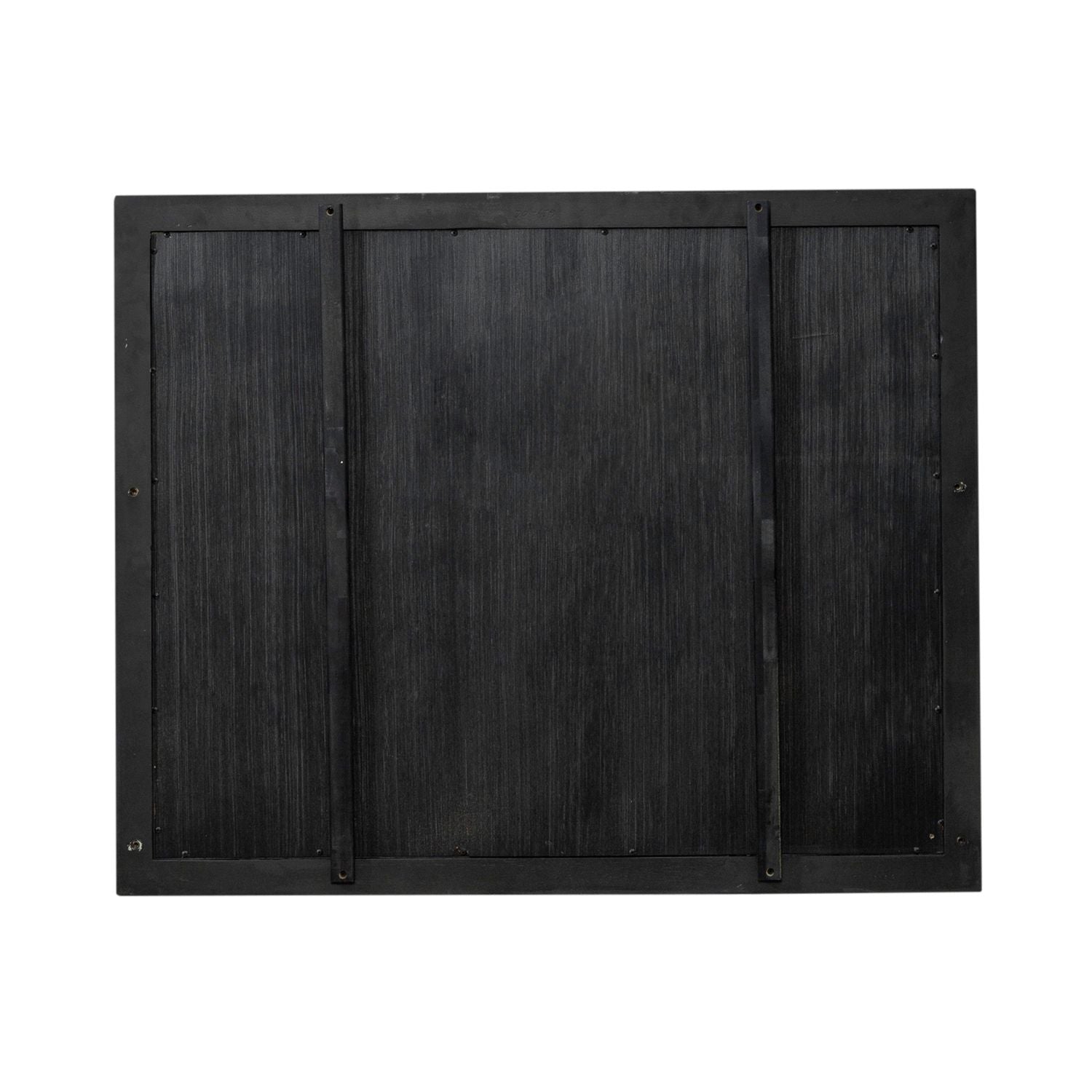 Americana Farmhouse Landscape Mirror - Black