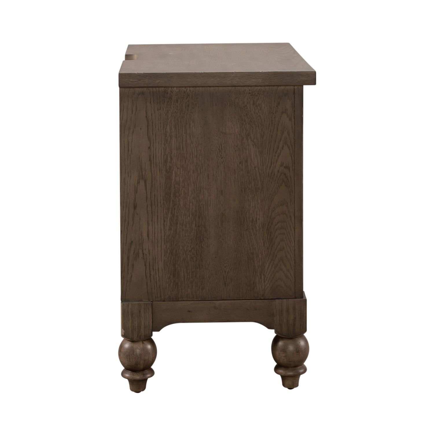 Americana Farmhouse 2 Drawer Nightstand with Charging Station