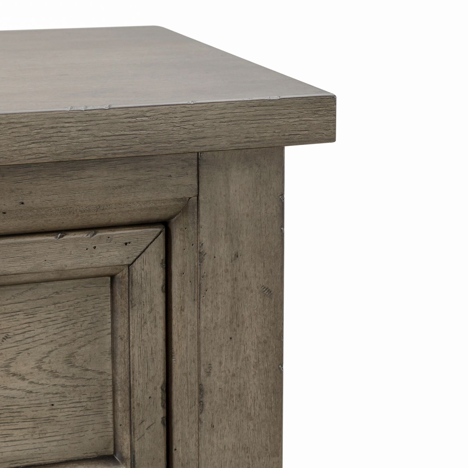 Americana Farmhouse 2 Drawer Nightstand with Charging Station