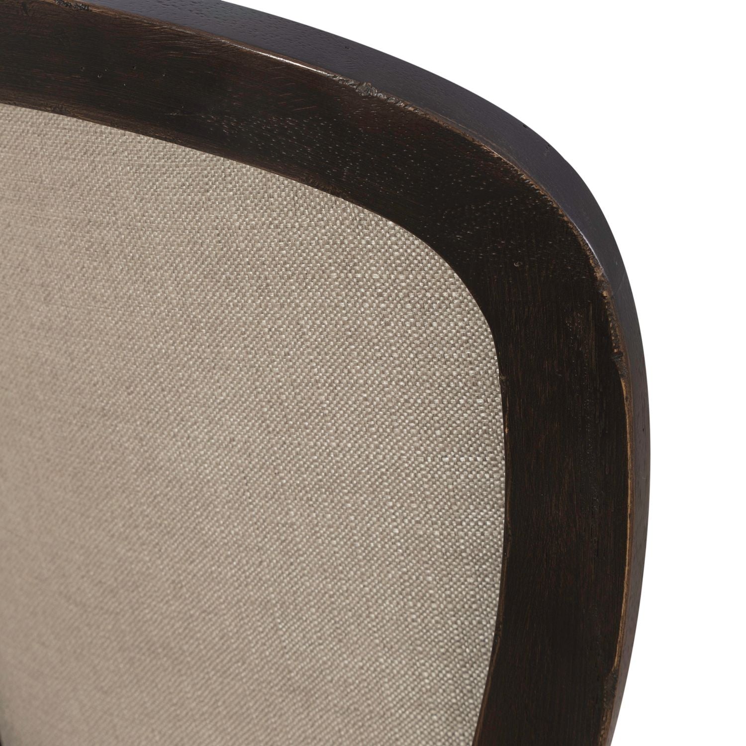 Americana Farmhouse Upholstery Tufted Back Side Chair - Black