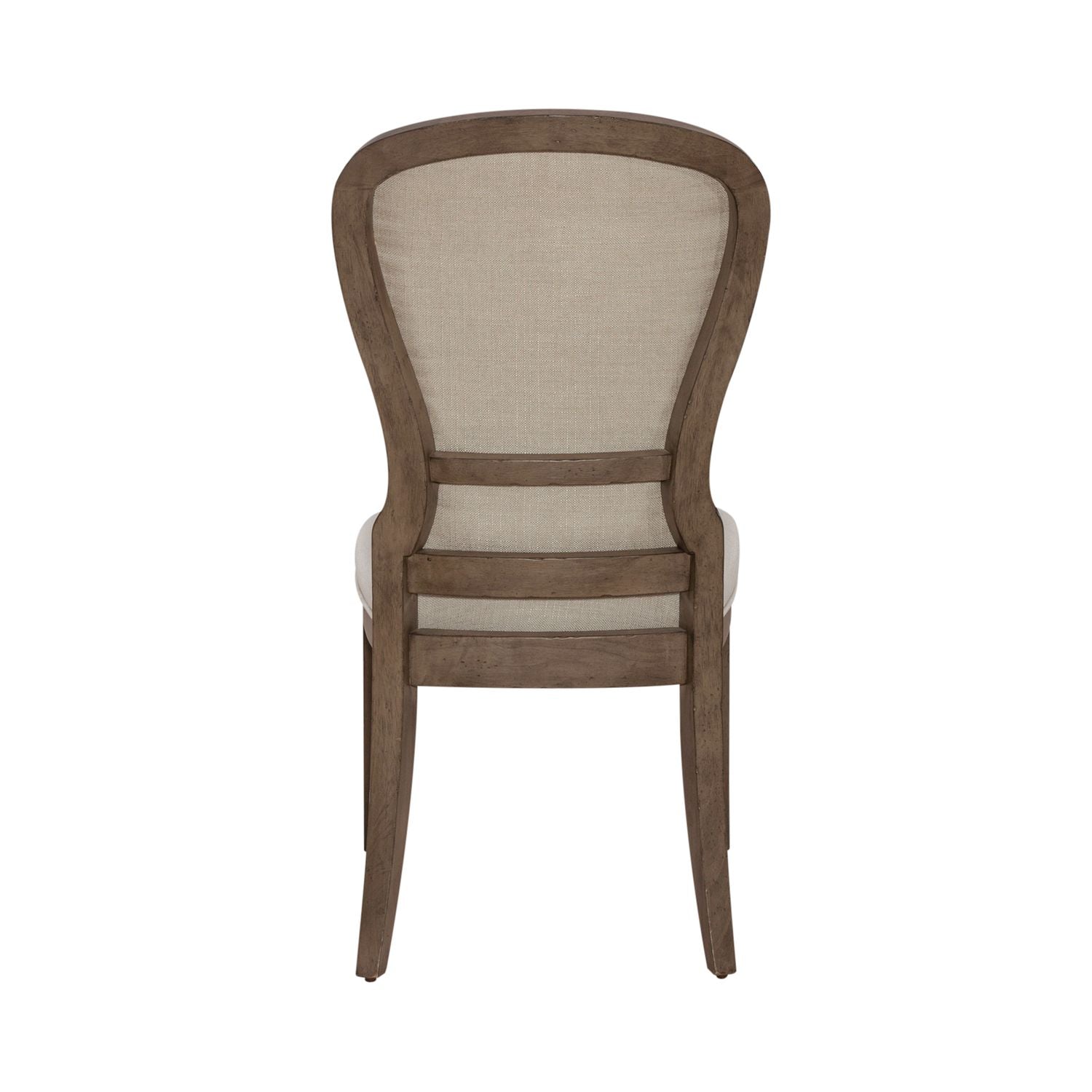 Americana Farmhouse Upholstery Tufted Back Side Chair