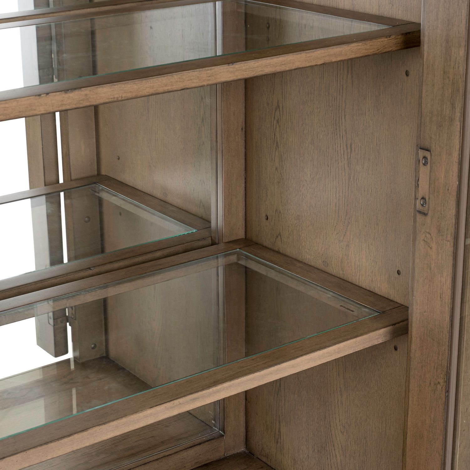 Americana Farmhouse Arched Display Cabinet