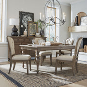 Americana Farmhouse Optional 5 Piece Leg Table Set