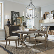 Americana Farmhouse Optional 5 Piece Trestle Table Set