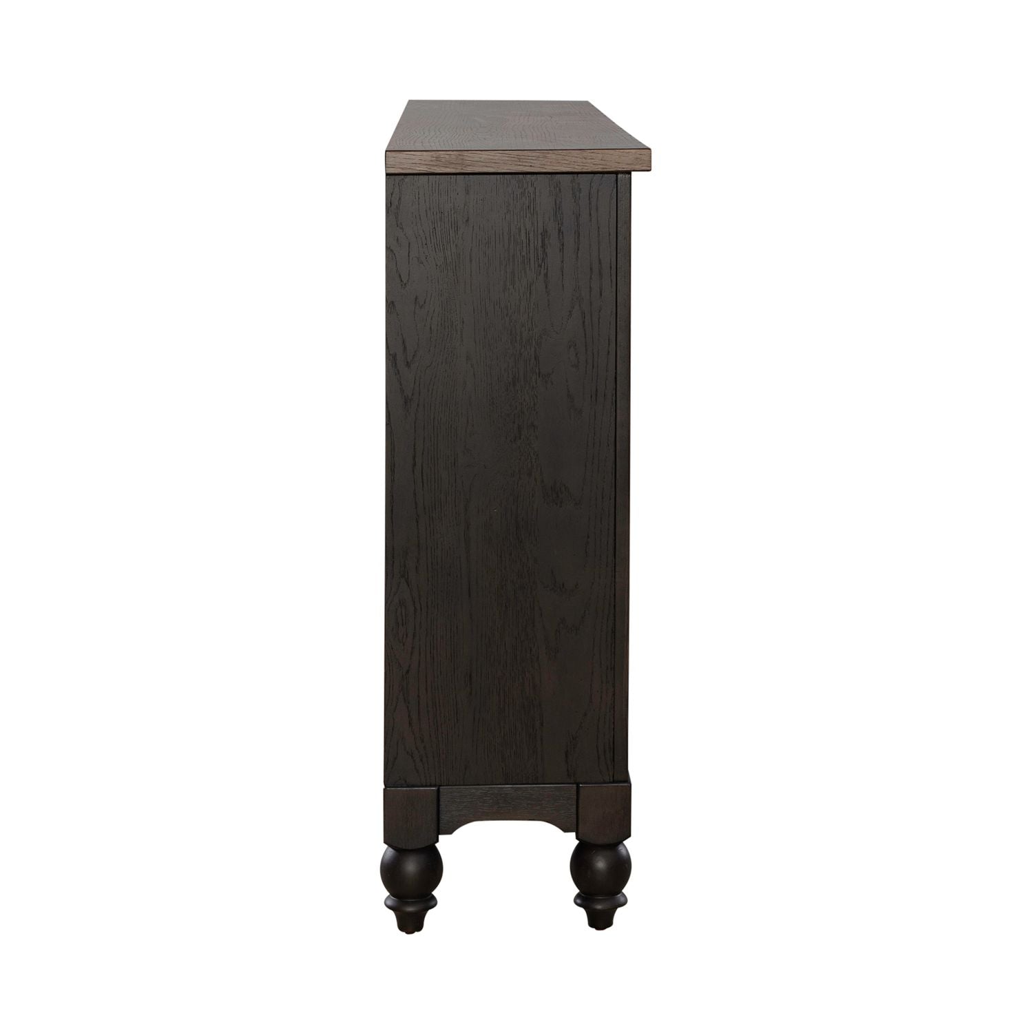 Americana Farmhouse Hall Buffet- Black