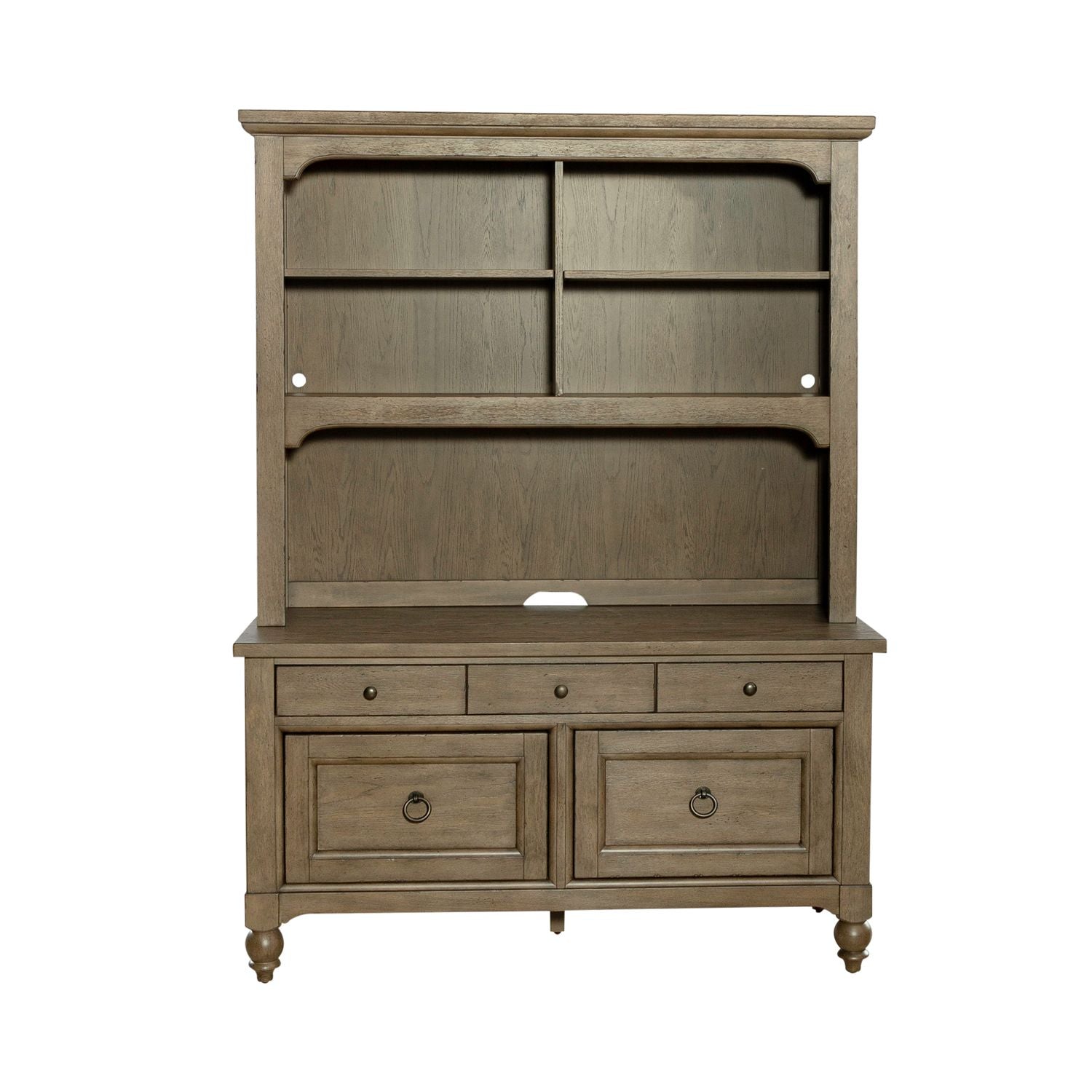 Americana Farmhouse Credenza Hutch
