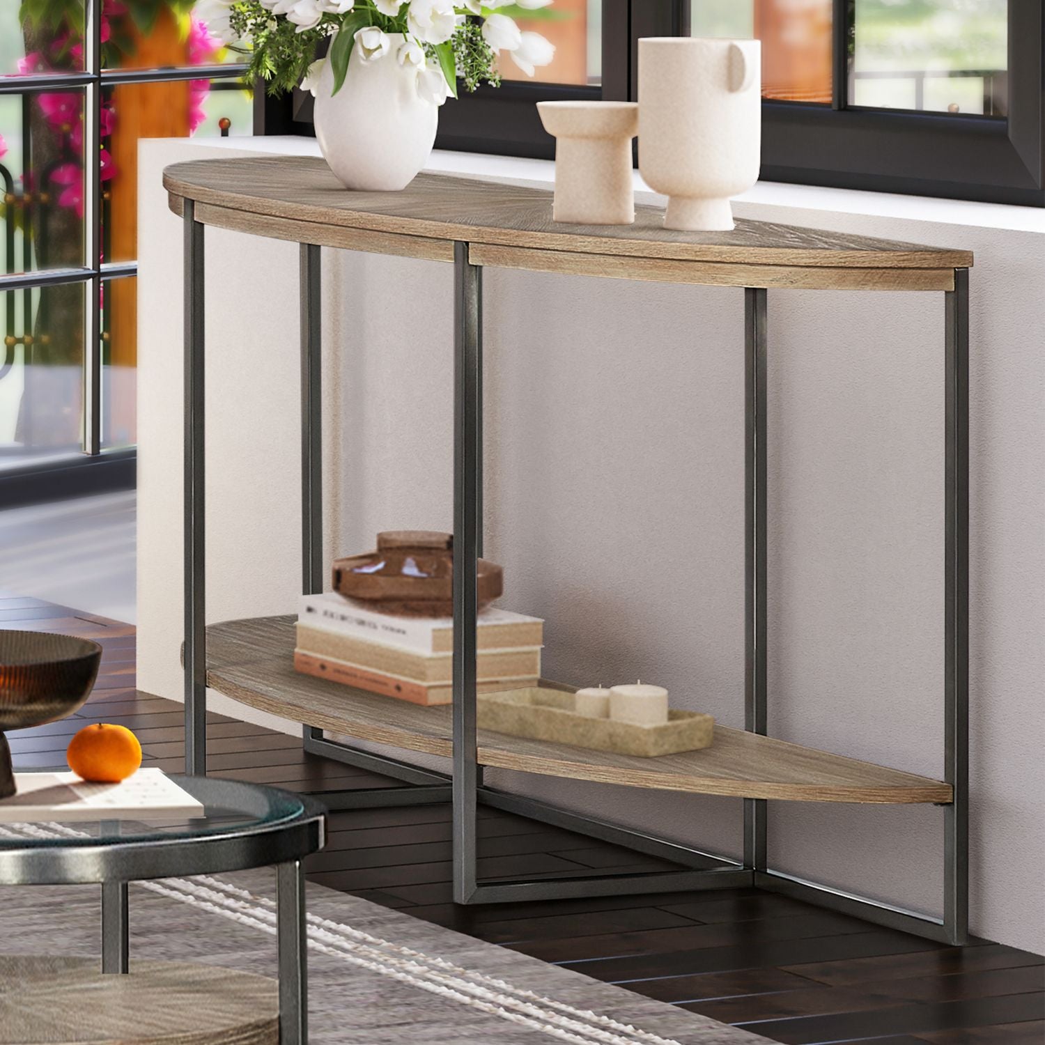 Paran Place Demilune Sofa Table