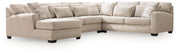 Mandi Point 4-Piece Sectional with Chaise
