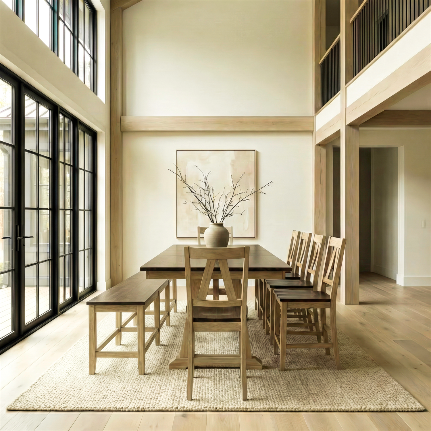 Lindsey Farm 8 Piece Counter Height Table Set