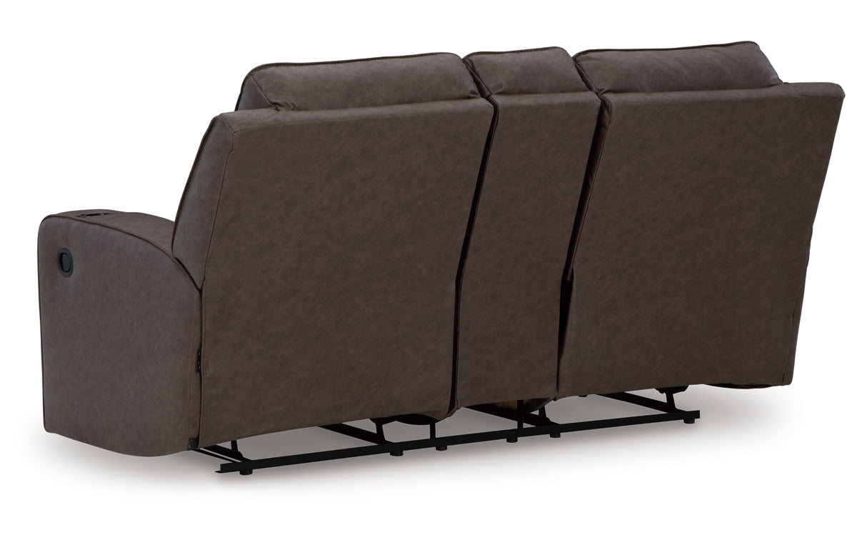 Lavenhorne Reclining Loveseat with Console
