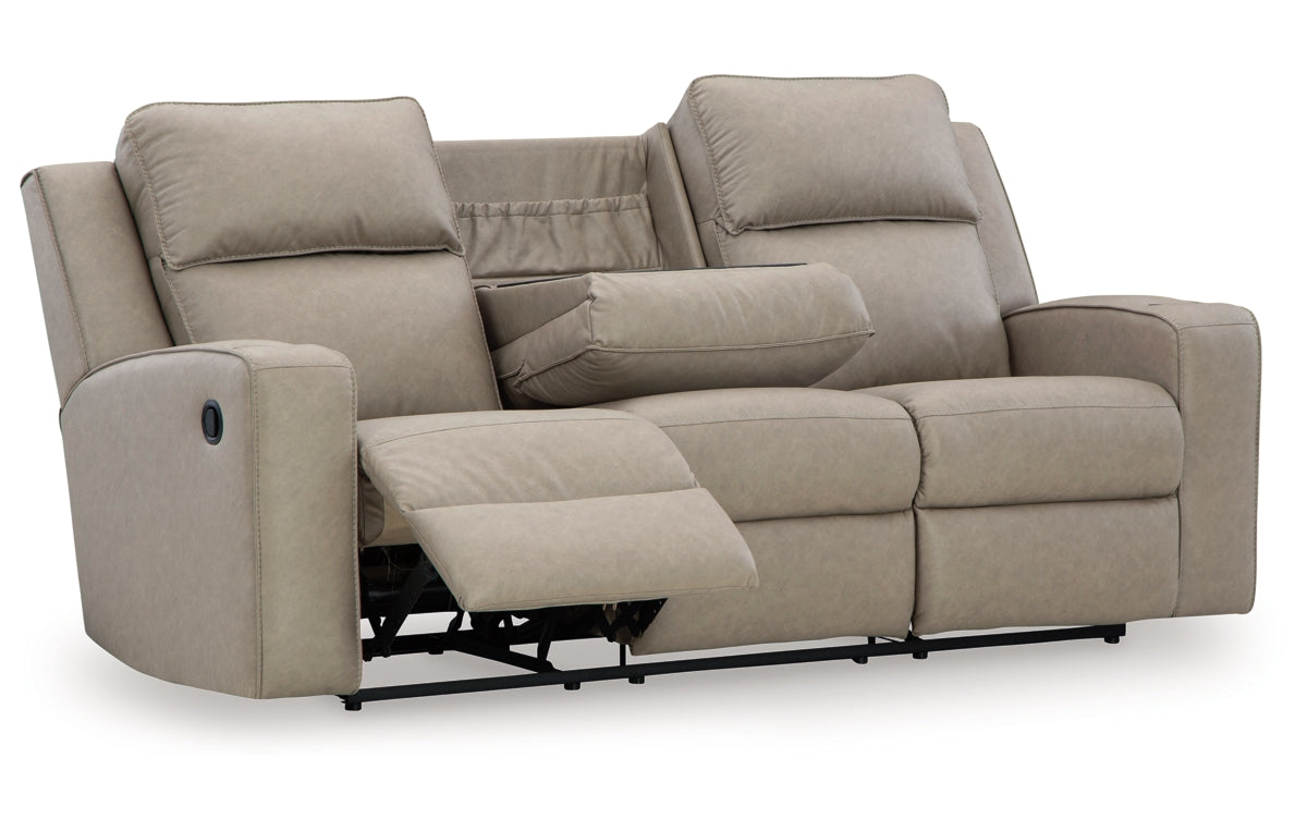 Lavenhorne Reclining Sofa with Drop Down Table