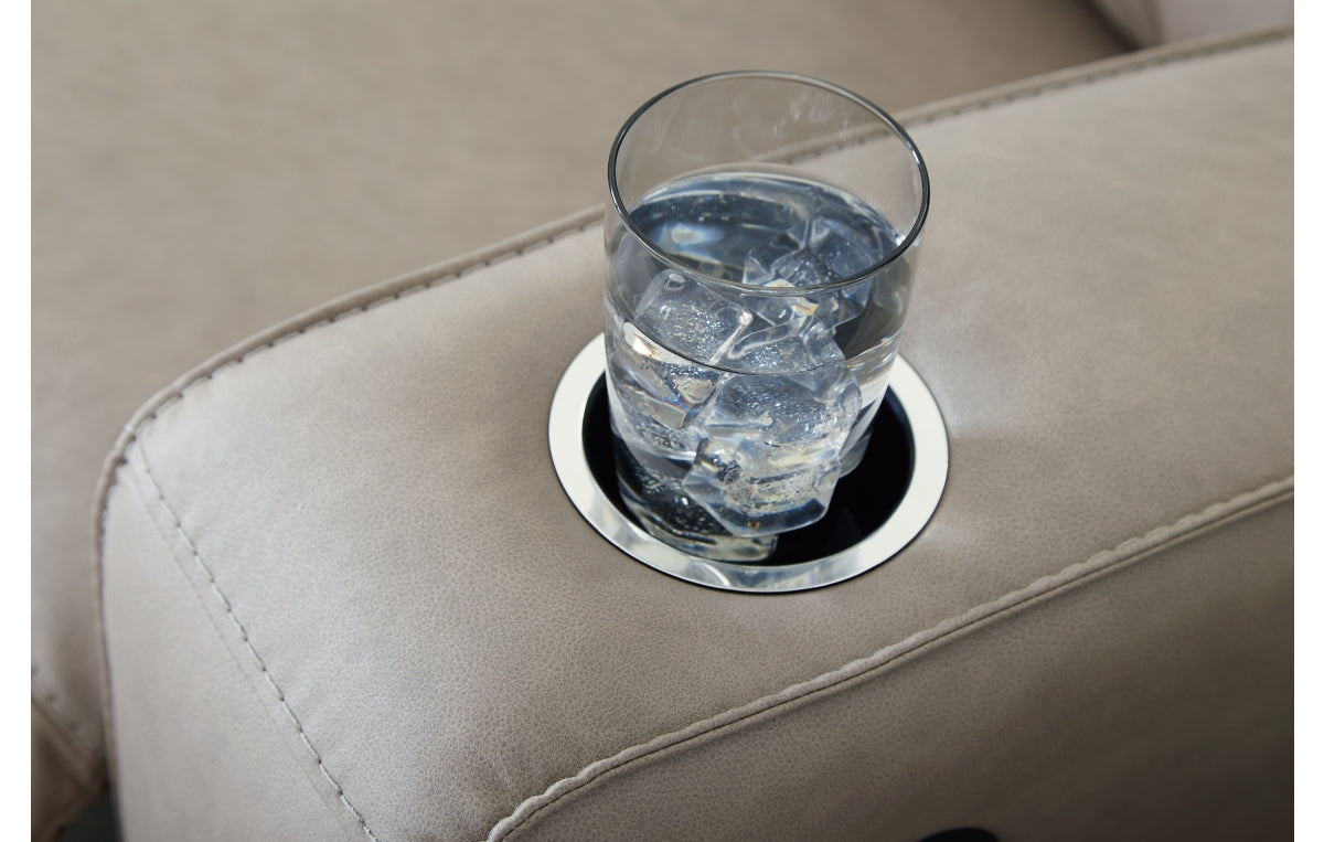 Lavenhorne Reclining Sofa with Drop Down Table