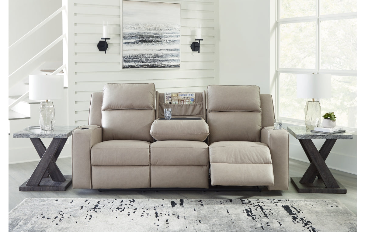 Lavenhorne Reclining Sofa with Drop Down Table