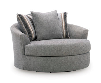 Creston Heights Oversized Swivel Accent Chair