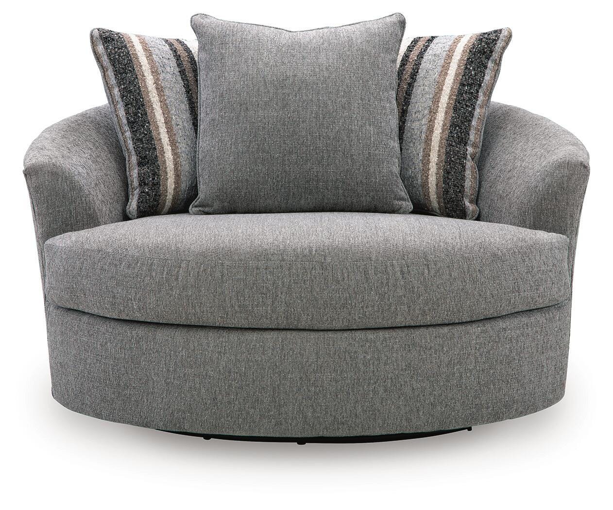Creston Heights Oversized Swivel Accent Chair
