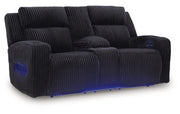 Forest Lake Power Reclining Loveseat with Console