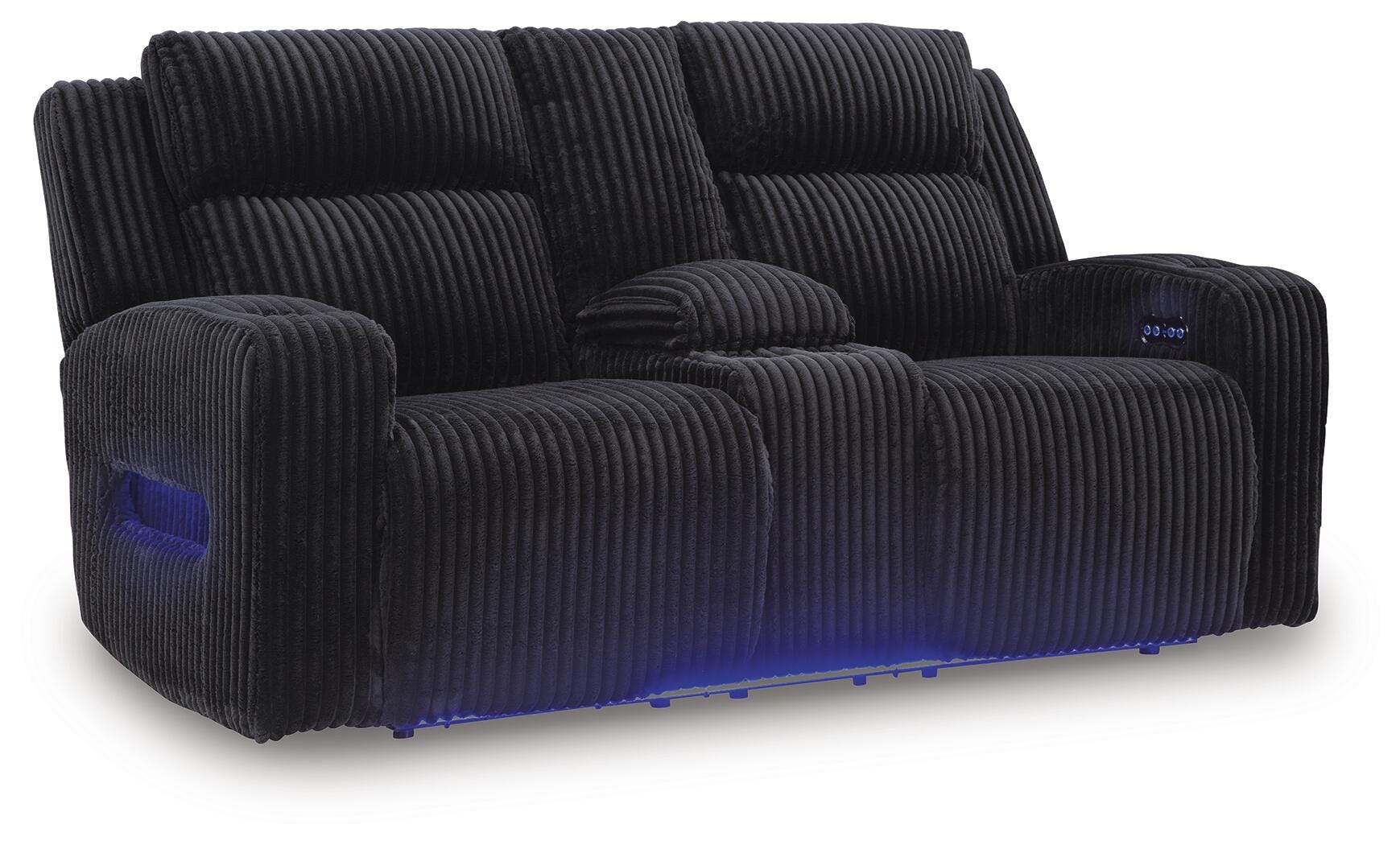 Belvarrow Power Reclining Loveseat with Console