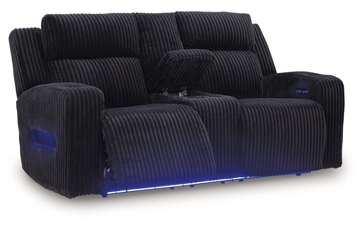 Forest Lake Power Reclining Loveseat with Console