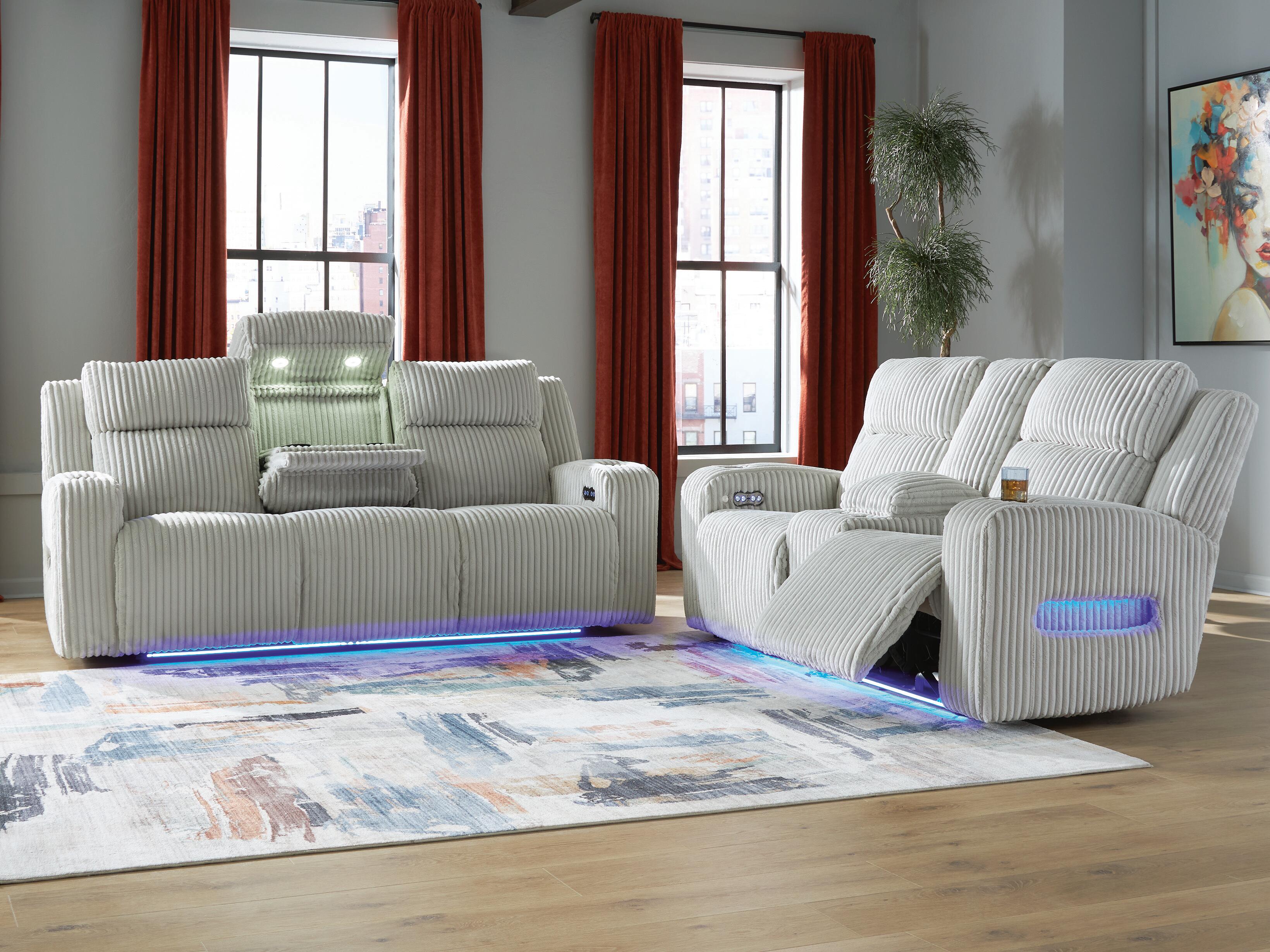 Carvara Sofa and Loveseat