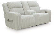 Forest Lake Power Reclining Loveseat with Console