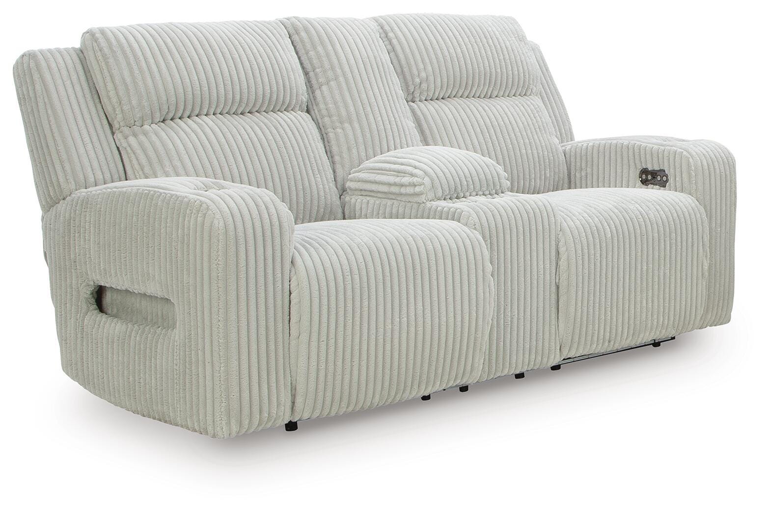 Carvara Power Reclining Loveseat with Console