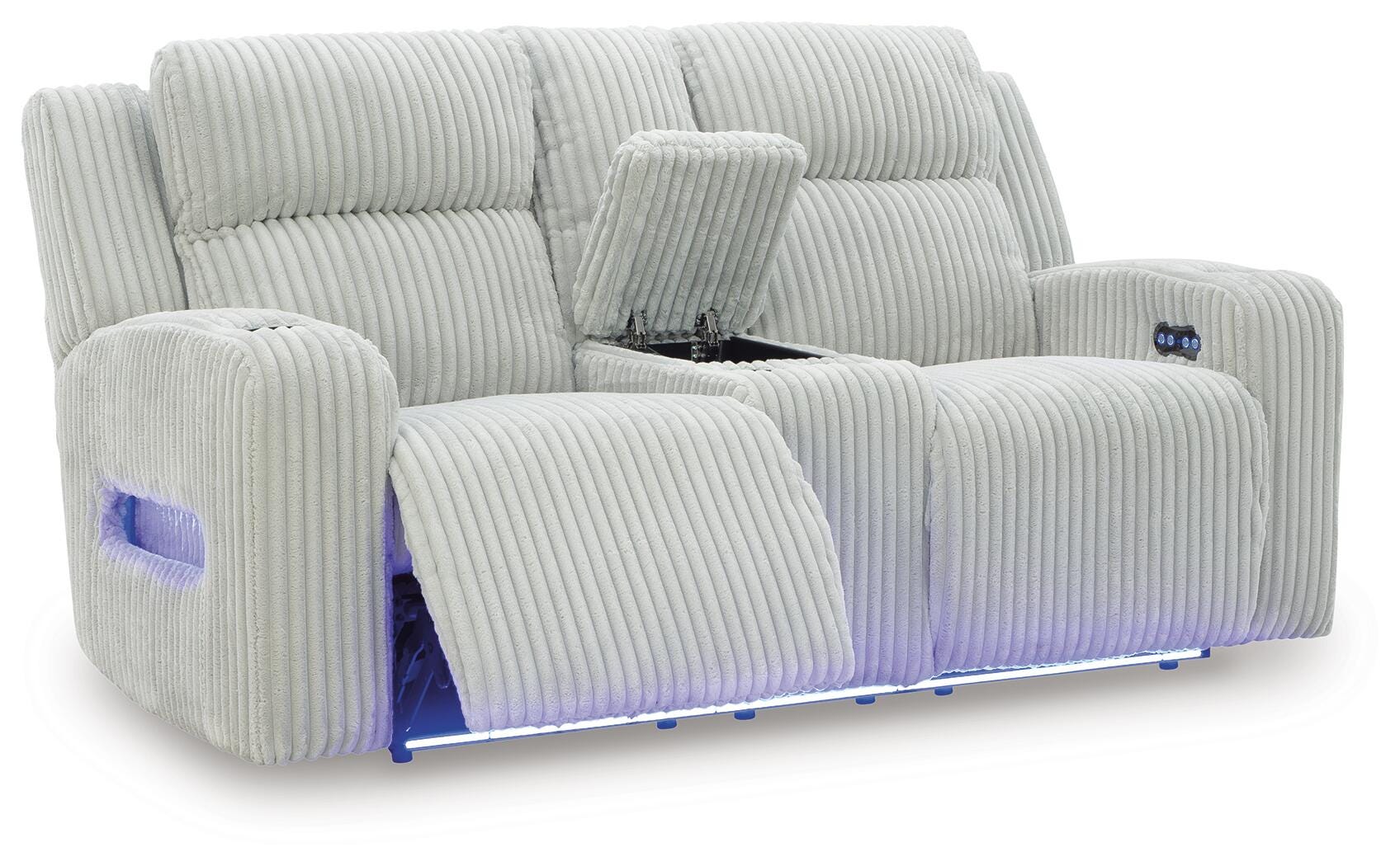 Carvara Power Reclining Loveseat with Console