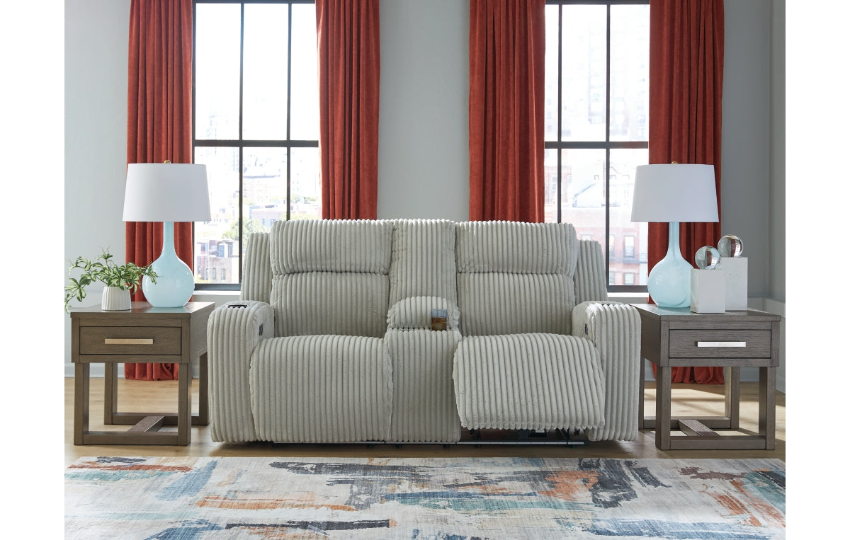 Forest Lake Power Reclining Loveseat with Console
