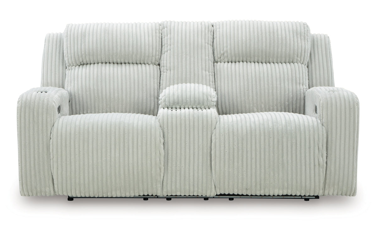 Forest Lake Power Reclining Loveseat with Console