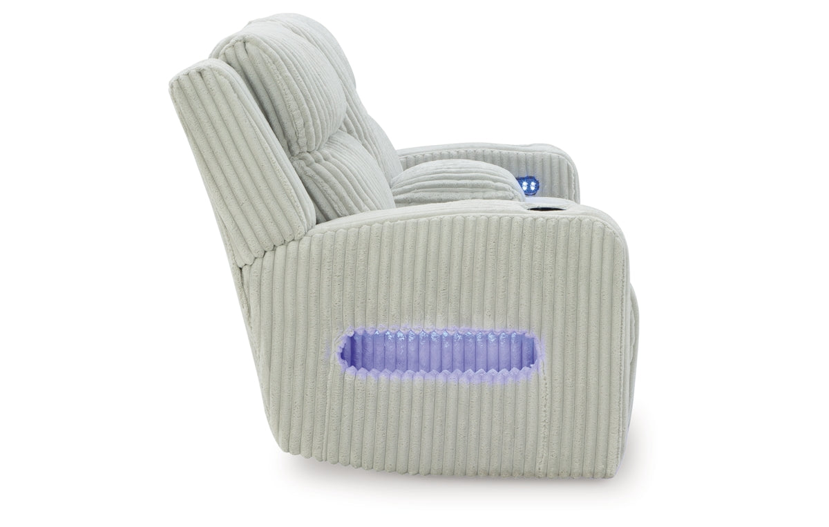 Forest Lake Power Reclining Loveseat with Console