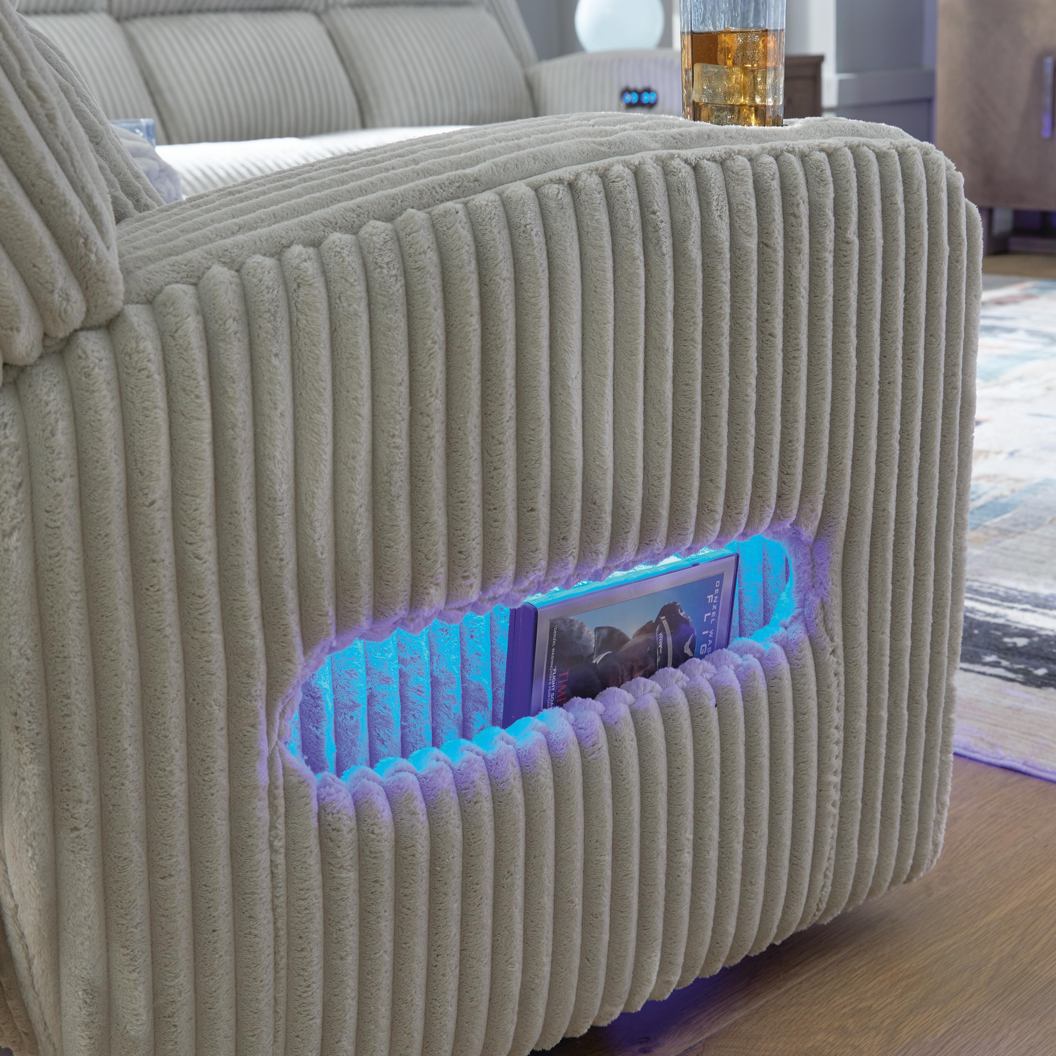 Carvara Power Reclining Loveseat with Console