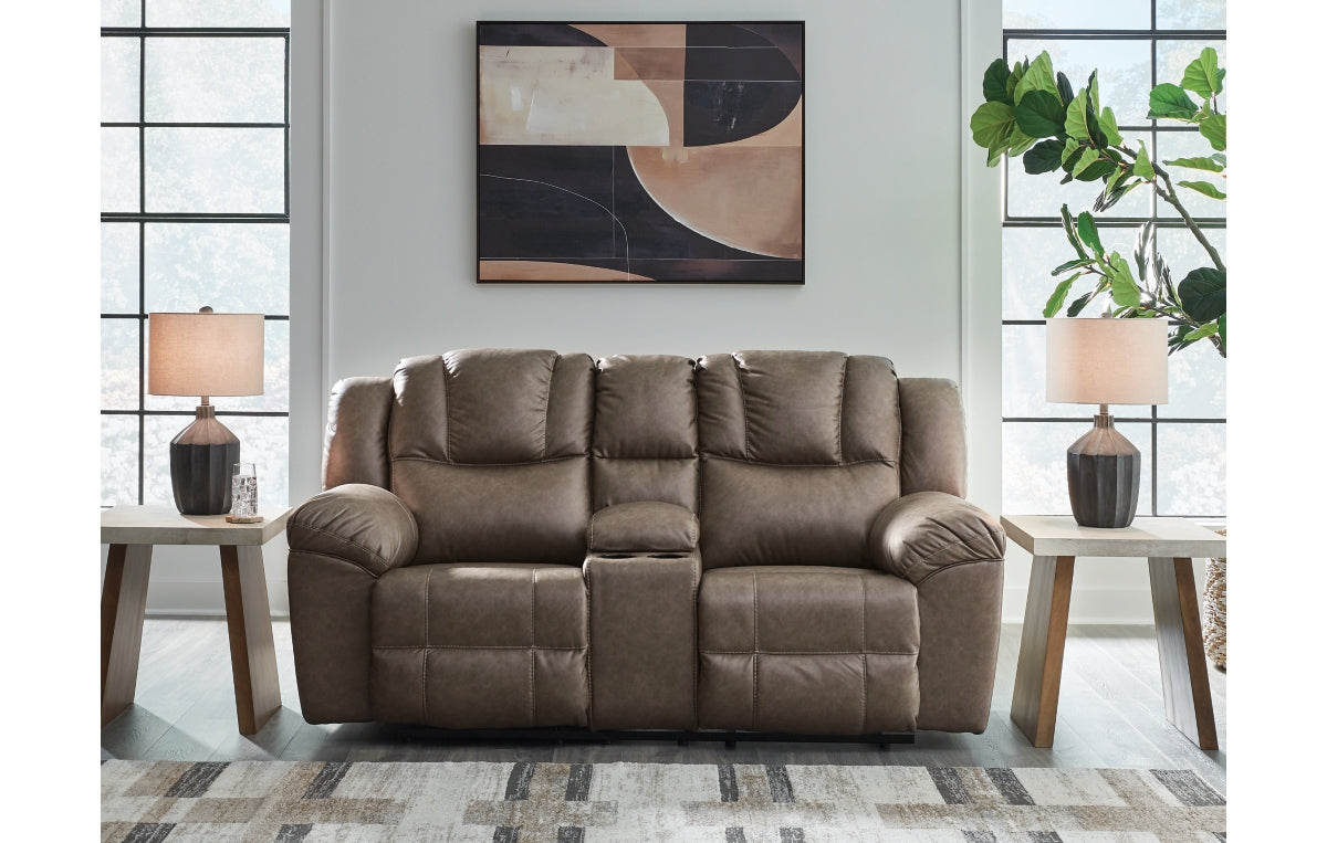 Lowilla Reclining Loveseat with Console