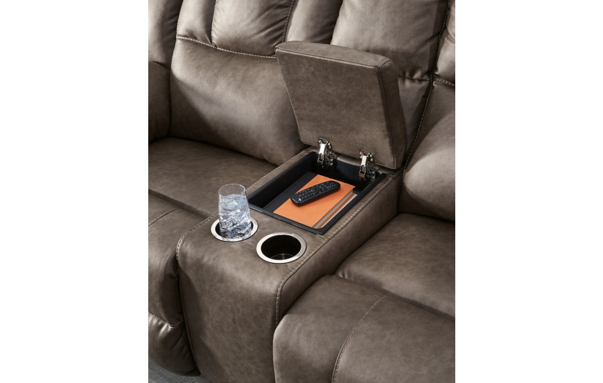 Lowilla Reclining Loveseat with Console