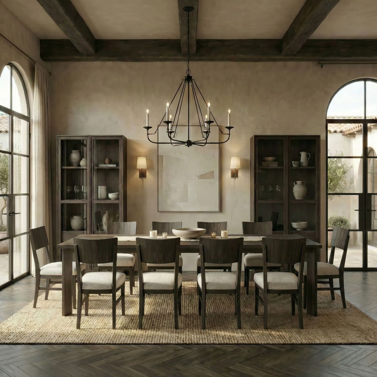 Stillwater Opt 11 Piece Rectangular Table Set