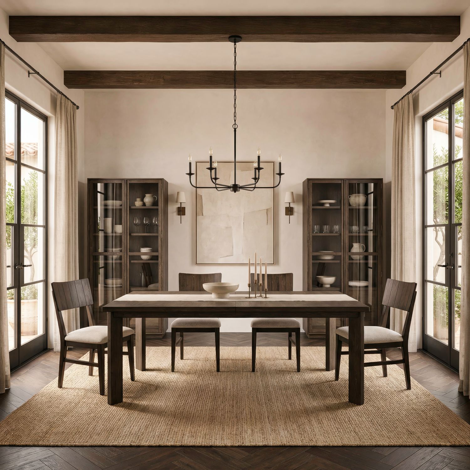 Stillwater Opt 5 Piece Rectangular Table Set
